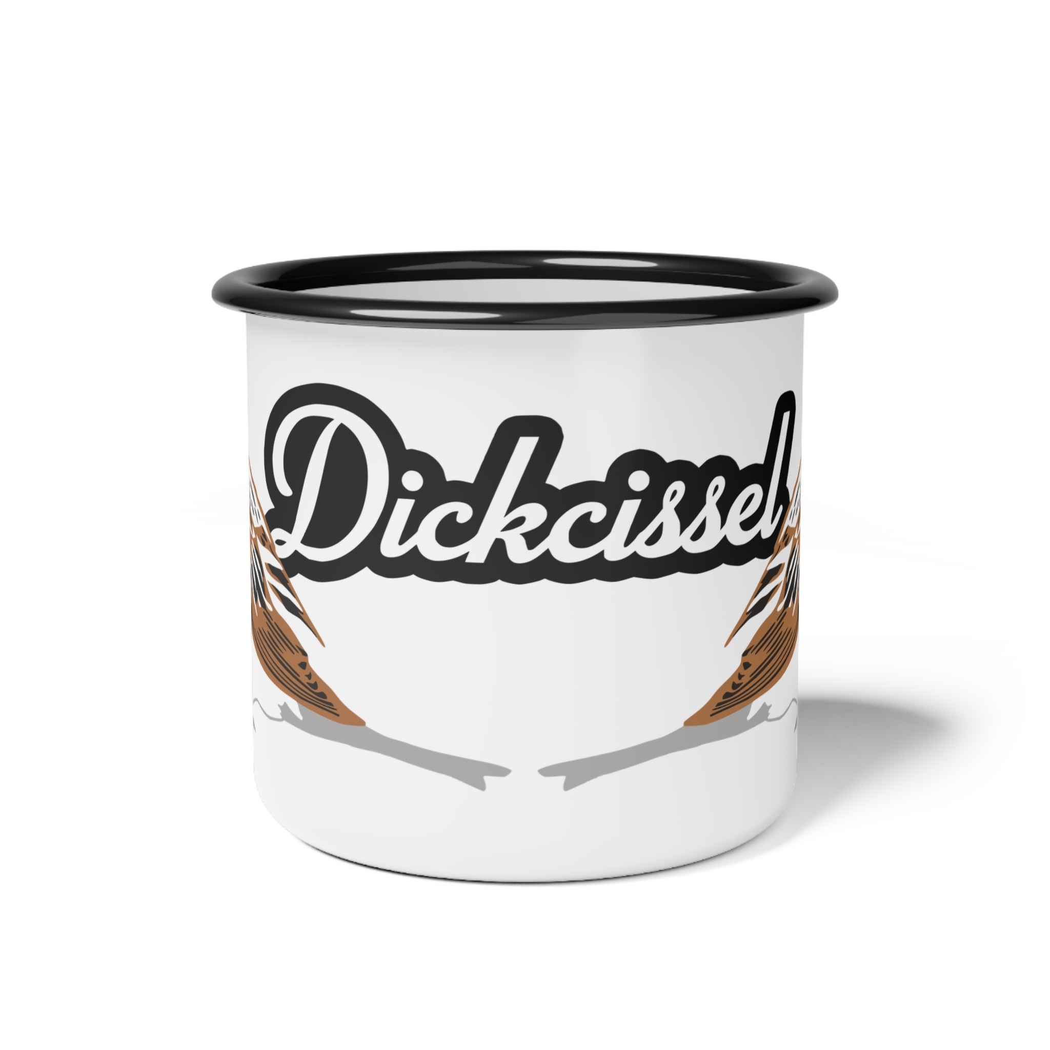 Enamel Camp Cup - Dickcissel Bird Illustration Camper Mug