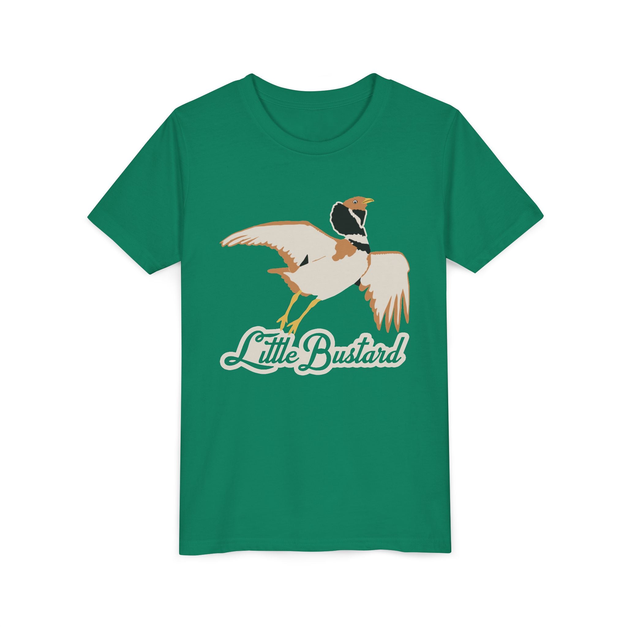 "Little Bustard" Graphic Print Youth Tee