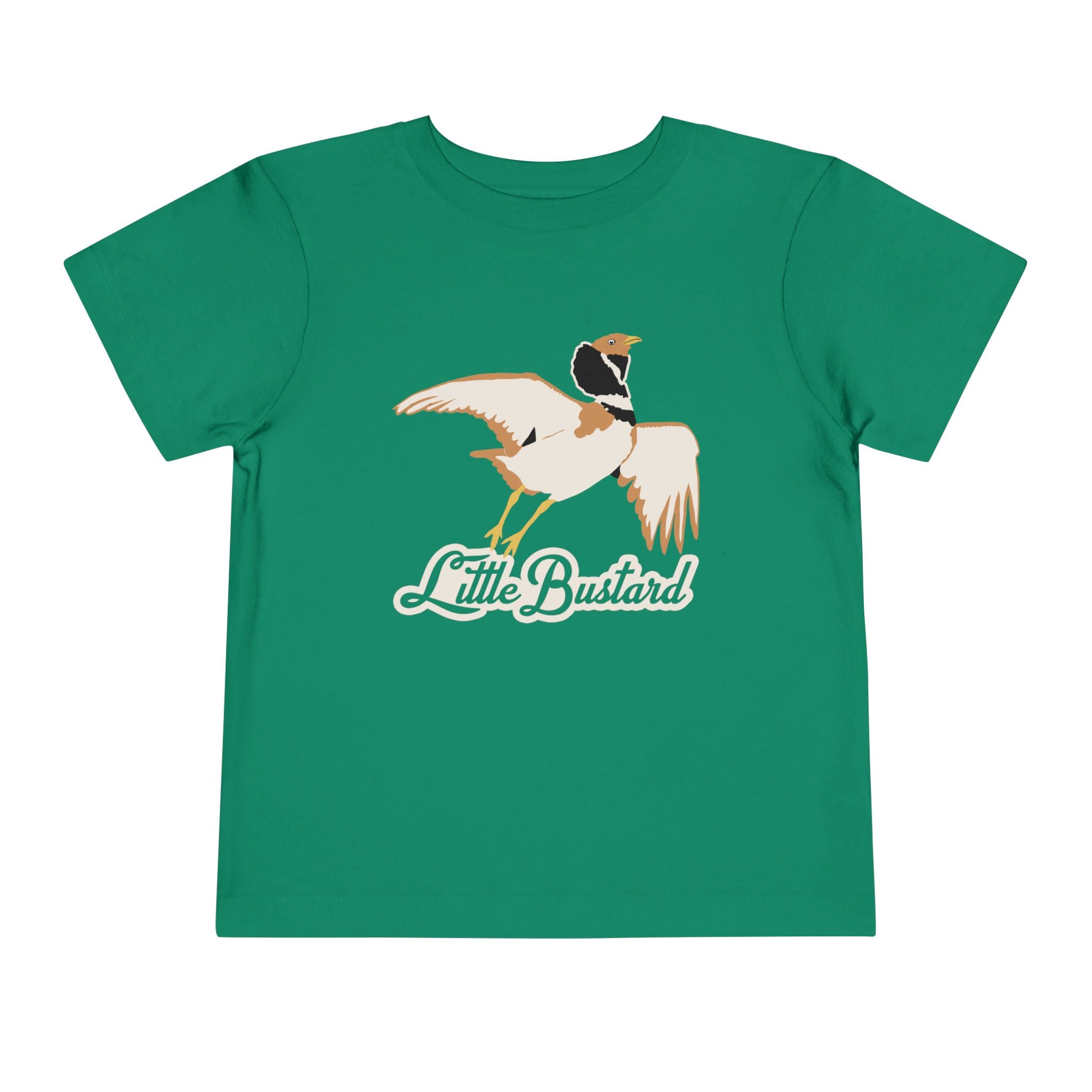 "Little Bustard" Bird Graphic Toddler Tee Shirt