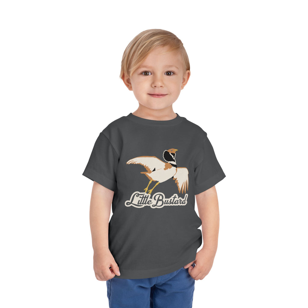 "Little Bustard" Bird Graphic Toddler Tee Shirt