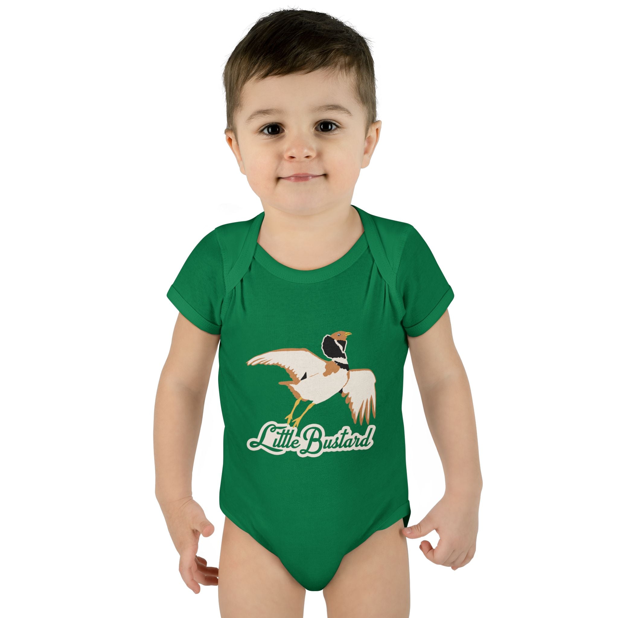 "Little Bustard" Infant Bodysuit — Funny Baby Shower Gift